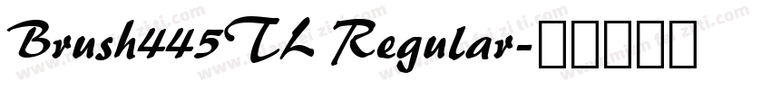 Brush445TL Regular字体转换